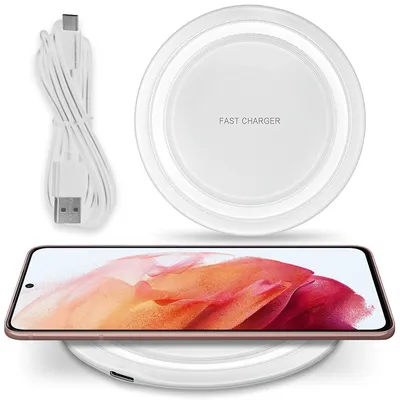 Produktbild von Wireless Ladestation für Samsung Galaxy S21 FE Kabellos Ladematte Ladegerät 15W