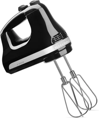 Zdjęcie produktu dla KitchenAid 5KHM5110EOB, Mikser ręczny, Czarny, Bić, Miksowanie, 1,6 m, 1000 RPM, Plastik