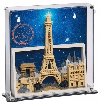 Image de Vitrine noire pour LEGO® 21064 Architecture – Paris, avec fond imprimé