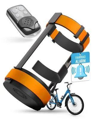 Produktbild von Fahrradalarm B1 – Fahrrad Flaschenhalter mit Alarm – universelle Trinkflaschenhalterung für Fahrrad & eBike – Mit Diebstahlalarm und AirTag Halterung – verstellbarer Getränkehalter mit USB-C Akku – wasserfest / IP55
