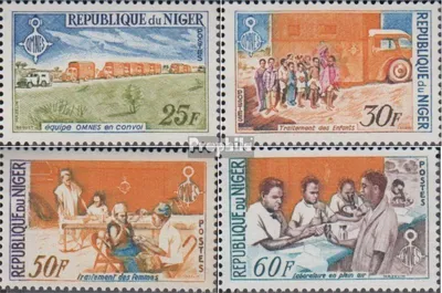 Produktbild von Briefmarken Niger 1964 Mi 72-75 (kompl.Ausg.) postfrisch Weltgesundheitsfürsorge