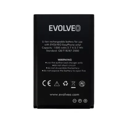 Immagine prodotto di EVOLVEO EasyPhone, batteria originale, 1000 mAh