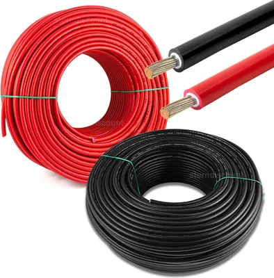 Produktbild von Solarkabel 4mm² Flexibles PV-Kabel für Solaranlagen in Rot oder Schwarz HD Recei
