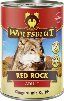 Produktbild von Wolfsblut Red Rock Hundenassfutter Adult getreidefrei getreidefrei 395 g Känguru