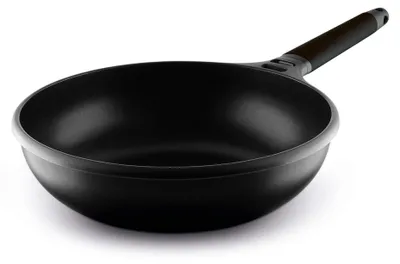 Productafbeelding van Wok 28 cm, aluminium met antiaanbaklaag en afneembare handgreep