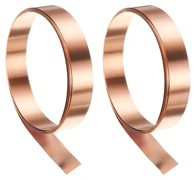 Kupferblechrolle 0,3 mm, 10 mm x 1 m, 99,95% rein