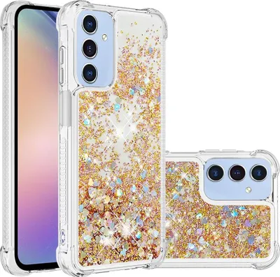 Produktbild von Samsung Galaxy A16 Hülle - Coverup Liquid Glitzer Back Cover - Gold