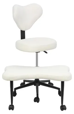 Imagen del producto de Taburete ergonómico, con altura ajustable, con ruedas, giratorio y cómodo