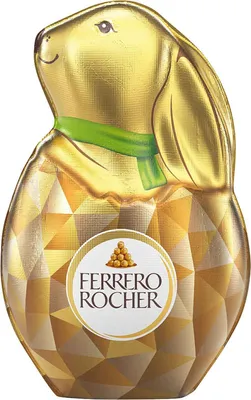 Zdjęcie produktu dla Ferrero Rocher Zajączek Wielkanocny z mlecznej czekolady, opakowanie 70 g