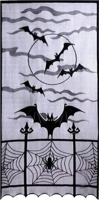 Produktbild von Gothic & Halloween Fledermaus Fensterdeko 102x213cm