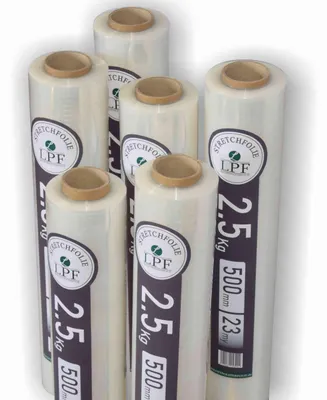 Produktbild von 6x Stretchfolie Wickelfolie transparent 2,5Kg, Breite 500mm
