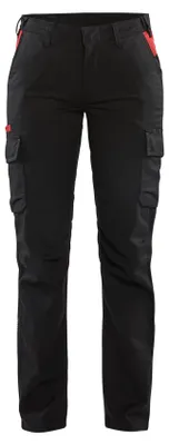 Produktbild von BLAKLÄDER Damen-Bundhose Industrie Stretch, schwarz, Konfektionsgröße DE: 36