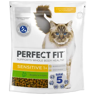 Produktbild von Sucha karma dla psa Perfekt Fit Sensitive z indykiem 750 g