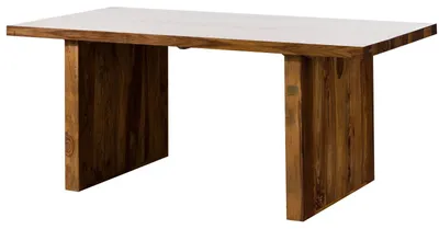 Immagine prodotto di MASSIVMOEBEL24 | tavolo da pranzo in legno di Sheesham / palissandro 180x90x76 noce laccato DUKE #102