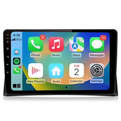 Obrázek produktu pro Android Radio 128 GB pro VW T5 Multivan 2009–2015 Carplay Navi Ovládání na volantu Bluetooth RDS WIFI DSP GPS DAB+