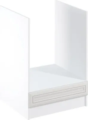Produktbild von Kondela Niedriger Küchenschrank für Einbaugeräte Sizilien D60ZK - weiß / kiefer Andersen