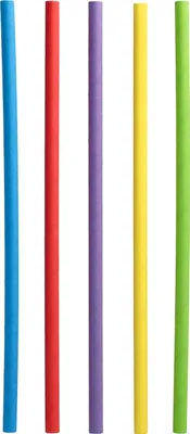Produktbild von PAPSTAR Shake-Halme Papier, Ø 8 mm, 25 cm, farbig sortiert | Faltschachtel (500 Stück)
