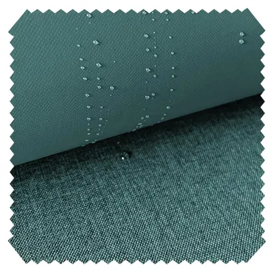 Produktbild von novely® OXFORD 660D Mélange - Fest gewebter Polsterstoff im Leinenlook - Wasserabweisender Outdoor-Möbelstoff - Pflegeleichte Meterware 1lfm - Farbe: 38 Petrol s650-26