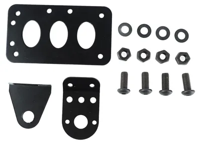 Image de Support de plaque d'immatriculation à montage latéral Cadre de plaque d'immatriculation rétro en fer pour moto