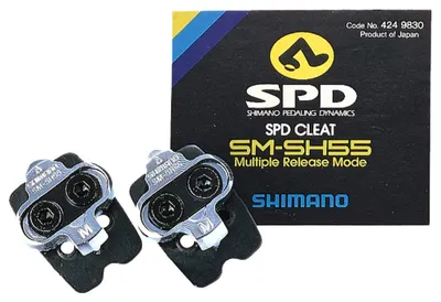 Produktbild von Shimano Plattensatz SM-SH56 mit Gegenplatte Schuhplatten, schwarz, One Size