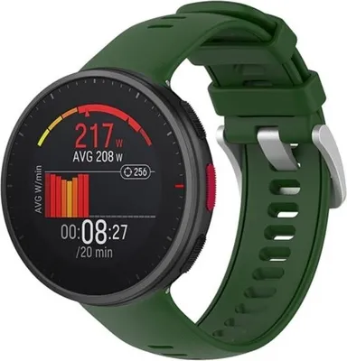 Produktbild von Strap-it Polar Vantage V2 Silikonarmband (Grün)