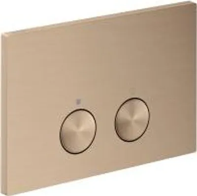 Produktbild von AXOR 42530310 Drückerplatte Axor FlushPlate BRG