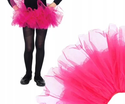 Produktbild von Kids Organza Tutu - Groesse: O/S - Farbe: Neon Pink