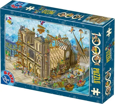 Obrázek produktu pro D-TOYS Puzzle Katedrála Notre-Dame, Paříž 1000 dílků