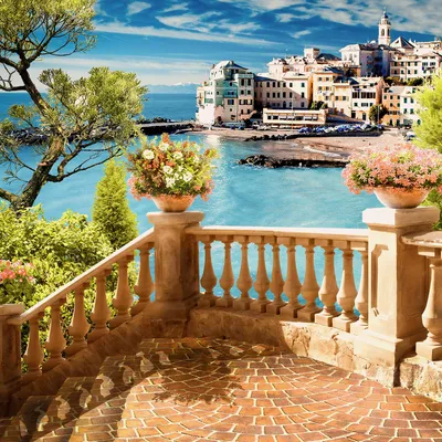 Zdjęcie produktu dla Obraz na szkle GLASSPIK CINQUE TERRE 30x30