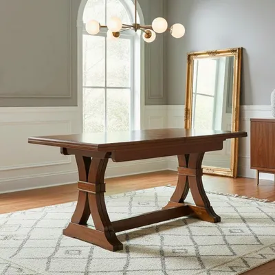 Immagine prodotto di Tavolo allungabile Polignano in legno massello 180x100x79H