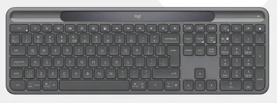 Obrázek produktu pro Logitech Signature Slim Solar+ K980 for Business, Plná velikost (100 %), Bezdrátový, RF bezdrátové + Bluetooth, Nůžkový spínač, QWERTY, Grafit