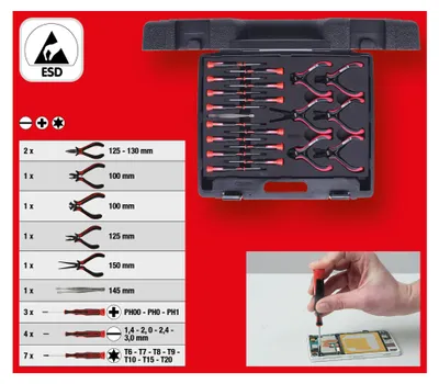 Image de KS TOOLS Feinmechanik-Werkzeug-Satz, 21-tlg. (500.7190)
