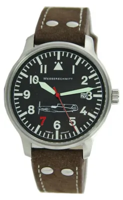 Produktbild von Aristo Herren Messerschmitt Uhr Fliegeruhr 'Rote 7' Ref. 109-42R7
