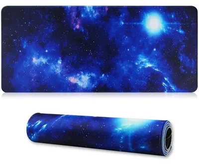 Produktbild von Gaming-Mauspad 70x30cm mit rutschfester Gummibasis und genähten Kanten