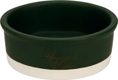 Image de Designed by Lotte gamelle pour chien Joa céramique verte, taille:13 x 13 x 4.5 cm