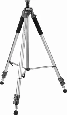 Produktbild von Mantona Alto Stativ mit Kurbelsäule bis 295 cm ausziehbar, Dreibeinstativ aus Aluminium bis 6 kg belastbar, Fotostativ mit Mittelspinne für Stabilität, Kamerastativ für unterwegs