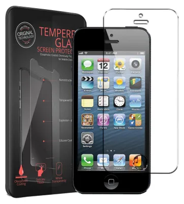 Immagine prodotto di 2x vetro blindato per Apple iPhone 5 / 5S / SE pellicola di vetro protettiva dello schermo