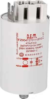 Produktbild von easyPART passend für Electrolux Entstörkondensator 3792740007 für Waschmaschine | Entstörkondensator, Kompensationskondensator