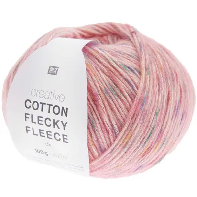 Produktbild von Rico Design | Creative Baumwolle Flecky Fleece dk | candy