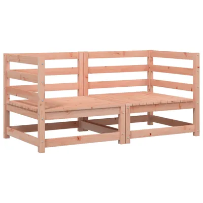 Immagine prodotto di Divani angolari da giardino 2 pezzi 70x70x67 cm in legno massiccio di abete Douglas