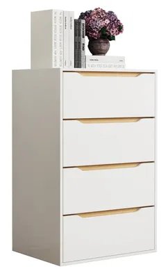 Immagine prodotto di Cassettiera in legno | credenza con cassetti | comodino | Dimensioni ca. H. 102 x W. 65 x D. 48 cm - Malira XL