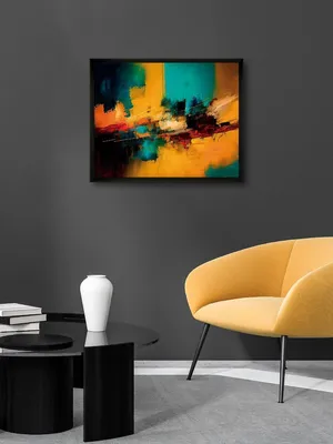 Produktbild von Abstraktes Bild Pyramide -1 40/50Cm