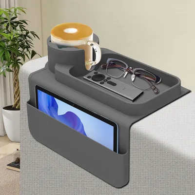 Productafbeelding van Silicone Armleuning Tray met 2 Opbergvakken