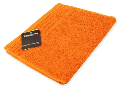 Produktbild von Traumschloss Frottier-Line Premium Gästetuch 30 x 50 cm orange 100% ägäische Baumwolle mit 600g/m²