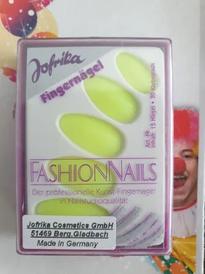 Produktbild von Ri16816 neon-gelb Damen Fashion Nails Fingernägel mit Klebepads