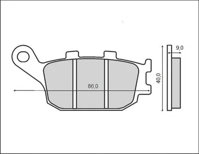 Immagine prodotto di Pastiglie freno Brenta FT3072