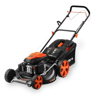 Immagine prodotto di Tagliaerba a scoppio FUXTEC RM5396 semovente motore 4 tempi a benzina 196cc - larghezza di taglio 53 cm 196cc - funzione mulching