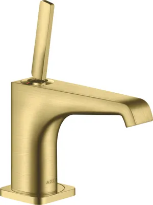 Produktbild von Einhebel-Waschtischmischer 90 AXOR CITTERIO E DN 15 f HWB ohne Zugstange brushed brass brushed brass