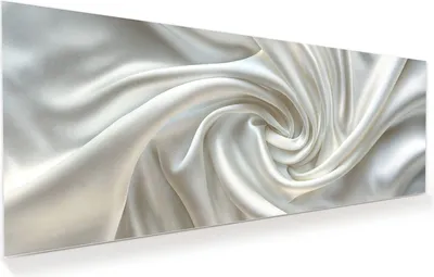 Produktbild von Glasbild 125x50cm in XXL für Wohnzimmer, Schlafzimmer Motiv Seidene Textur