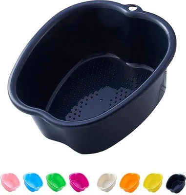 Imagen del producto de Bañera de pies de plástico, color , para masajes y pedicuras